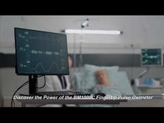 BM1000C Tıbbi Nabız Oksimetre Elektrikli Kan Test Cihazları Dijital LCD Ekran