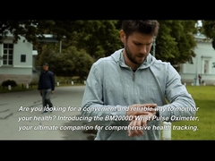 BM2000D O2 Taşınabilir Bilek Halkası Probu Oksijen Seviyesi Monitörü SpO2 Oksimetre