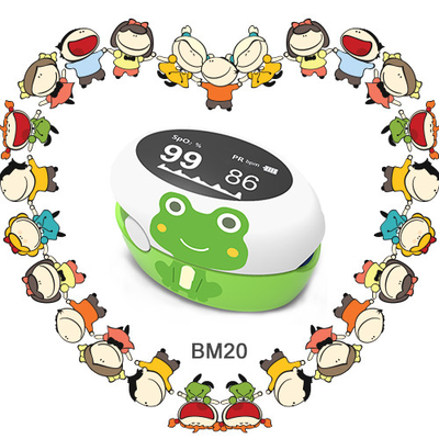 Rechargeable Lithium Batteries Pediatric Pulse Oximeter 35%-100% SPO2 Measurement Range