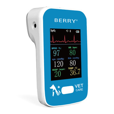 Bluetooth BLE 5.0 Veterinary Patient Monitor  Pet Health With Spo2 Parameters 2 Kg Weight